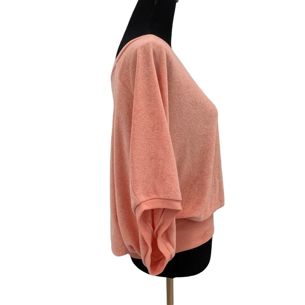 Anthropologie Postmark Top Womens Medium Pink NWT Off Shoulder Dolman Blouson - Picture 4 of 6